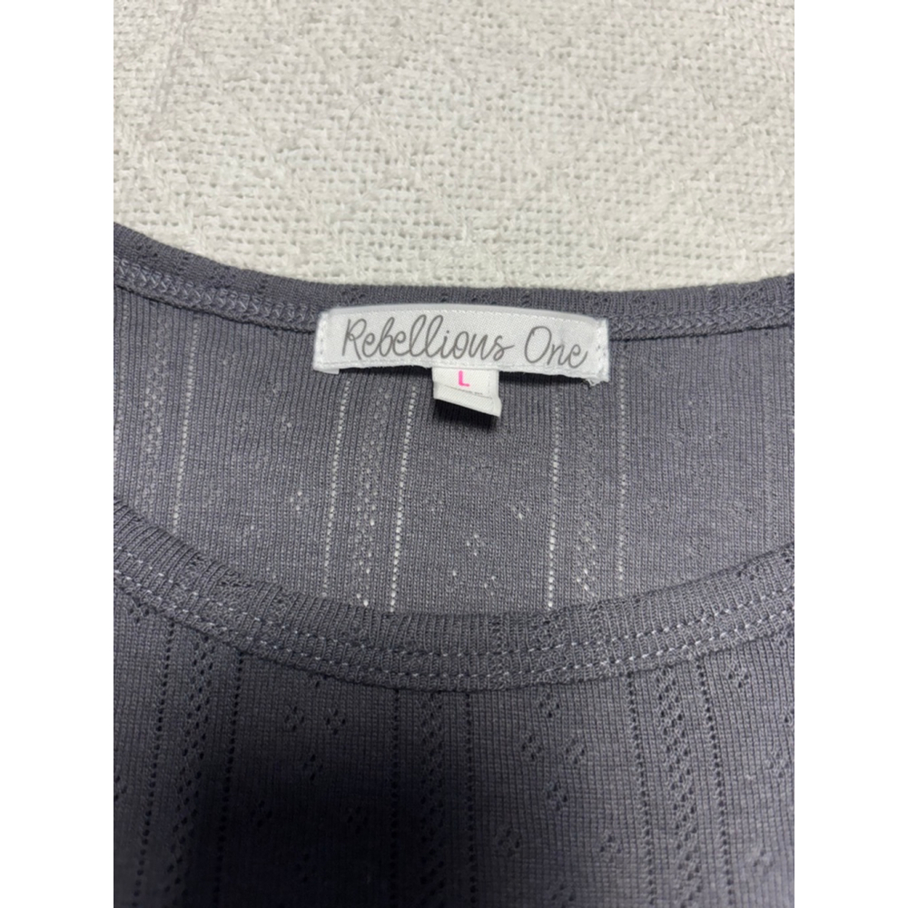 NWOT Gray Lake Tahoe Junior's Fitted Crewneck Short Sleeve T-Shirt Vacation Sz L - Picture 4 of 5